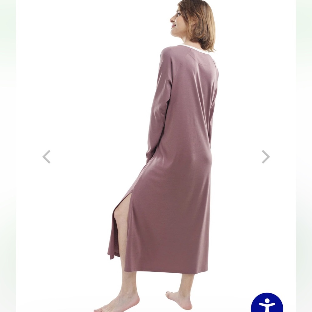Jijamas xl dream come true nightgown in rose taupe Pima cotton sleepwear nightie